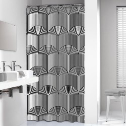 Κουρτίνα Μπάνιου Vinyl Shower Curtains Brave Black Sealskin (180x200) 1Τεμ