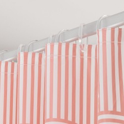 Κουρτίνα Μπάνιου Vinyl Shower Curtains Brave Dark Pink Sealskin (180x200) 1Τεμ