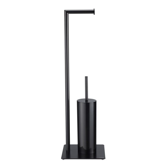 Σταντ Χαρτί Υγείας & Πιγκάλ Tube Toilet Rack - 2nd Version Black Μεταλλικό Sealskin (20x20x71) 1Τεμ Σταντ Χαρτί Υγείας & Πιγκάλ Tube Toilet Rack - 2nd Version Black Μεταλλικό Sealskin (20x20x71) 1Τεμ