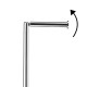 Σταντ Χαρτί Υγείας & Πιγκάλ Tube Toilet Rack - 3rd Version Chrome Μεταλλικό Sealskin (20x25x61) 1Τεμ