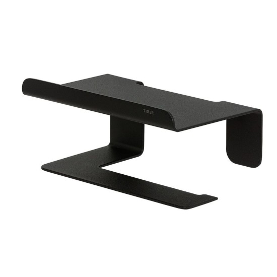 Χαρτοθήκη Colar Black Με Ράφι Tiger (160Π x 76Ύ x 103Β) 1Τεμ