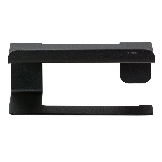 Χαρτοθήκη Colar Black Με Ράφι Tiger (160Π x 76Ύ x 103Β) 1Τεμ