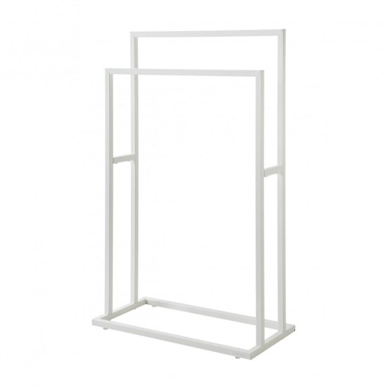 Κρεμάστρα Μπάνιου Carre Επιδαπέδια White Sealskin (480Μ x 785 Ύ x 240Π) 1Τεμ