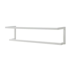 Κρεμάστρα Μπάνιου Carre Επιτοίχια White Sealskin (480Μ x 120 Ύx 120Π) 1Τεμ