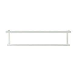 Κρεμάστρα Μπάνιου Carre Επιτοίχια White Sealskin (480Μ x 120 Ύx 120Π) 1Τεμ