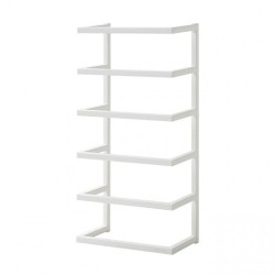 Κρεμάστρα Μπάνιου Carre Επιτοίχια 5 Θέσεων White Sealskin (240Μ x 480 Ύ x 120Π) 1Τεμ