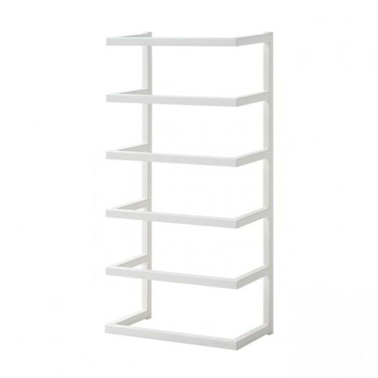 Κρεμάστρα Μπάνιου Carre Επιτοίχια 5 Θέσεων White Sealskin (240Μ x 480 Ύ x 120Π) 1Τεμ