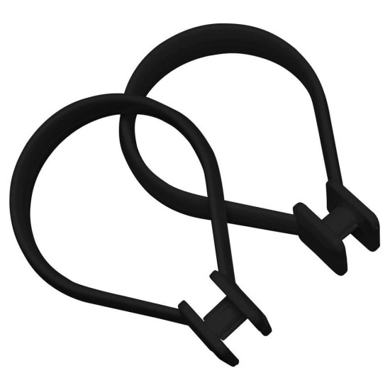 Κρίκοι Κουρτίνας Beauty Black Sealskin (47Μ x 66Ύ x 7Π) 12Τεμ