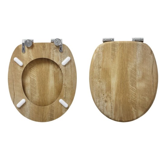 Καπάκι Λεκάνης Hetta MDF Brown Tiger (376Π x 40Ύ x 435Β) 1Τεμ