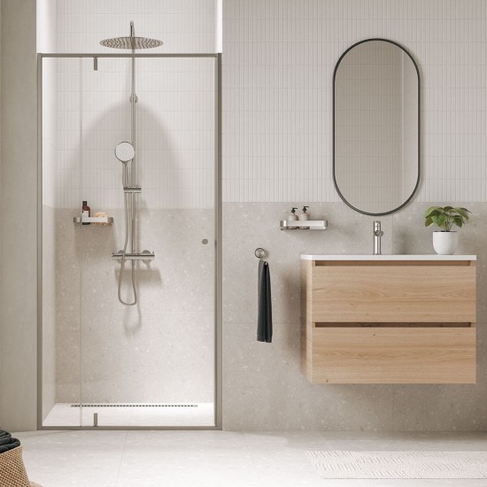 Κρεμάστρα Μπάνιου Ace Brushed Stainless Steel Tiger (54Π x 83Ύ x 430Β) 1Τεμ