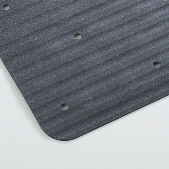 Πατάκι Μπάνιου Αντιολισθητικό Ribb Anthracite With Black Hook Sealskin (55x55) 1Τεμ