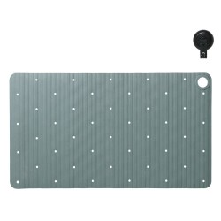 Πατάκι Μπάνιου Αντιολισθητικό Ribb Green With Black Hook Sealskin (40x70) 1Τεμ