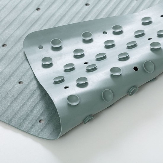 Πατάκι Μπάνιου Αντιολισθητικό Ribb Green With Black Hook Sealskin (40x70) 1Τεμ