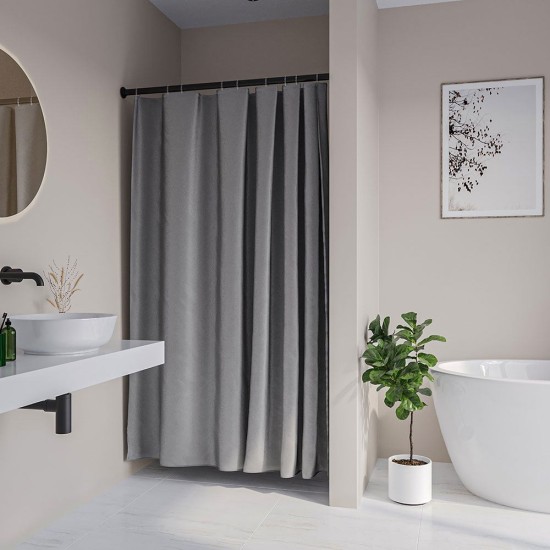 Κουρτίνα Μπάνιου Πλαστική Cosima Grey Sealskin (120x200) 1Τεμ