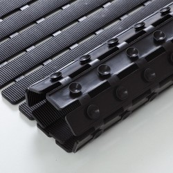 Πατάκι Μπάνιου Αντιολισθητικό Nora Black Sealskin (39x69) 1Τεμ