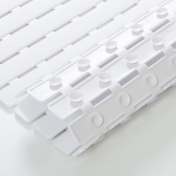 Πατάκι Μπάνιου Αντιολισθητικό Nora White Sealskin (54x54) 1Τεμ