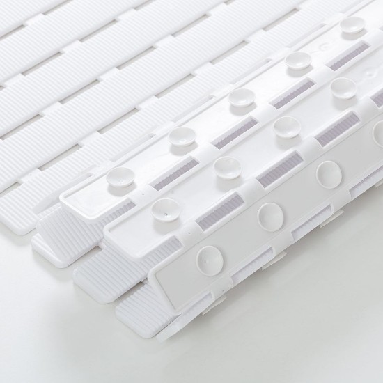 Πατάκι Μπάνιου Αντιολισθητικό Nora White Sealskin (54x54) 1Τεμ