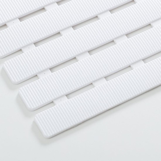 Πατάκι Μπάνιου Αντιολισθητικό Nora White Sealskin (54x54) 1Τεμ