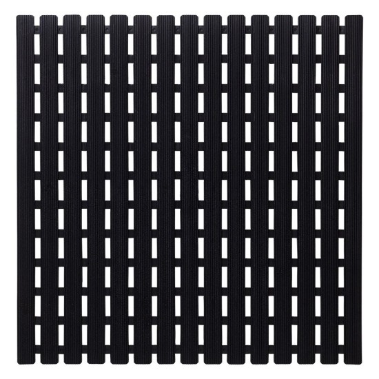 Πατάκι Μπάνιου Αντιολισθητικό Nora Black Sealskin (54x54) 1Τεμ