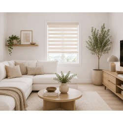 Ρόλερ Double Ρυθμιζόμενης Σκίασης Beige MRShome (80x230cm) 1Τεμ