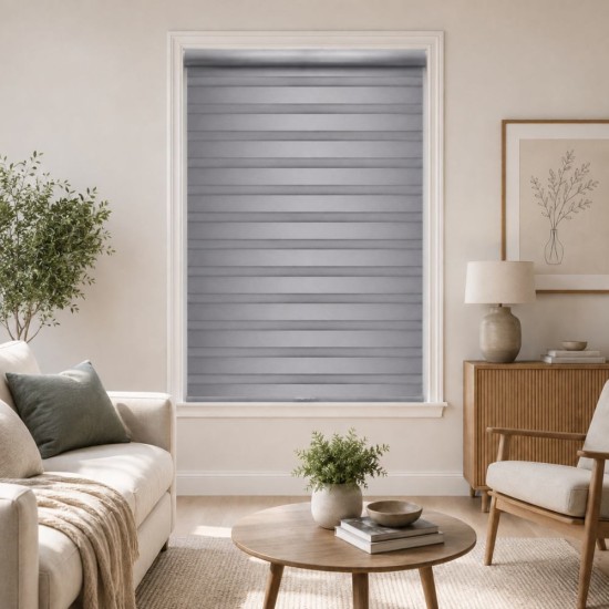 Ρόλερ Double Ρυθμιζόμενης Σκίασης Grey MRShome (140x230cm) 1Τεμ