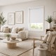 Ρόλερ Μερικής Σκίασης Off-White MRShome (80x230cm) 1Τεμ