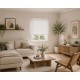 Ρόλερ Μερικής Σκίασης Off-White MRShome (80x230cm) 1Τεμ