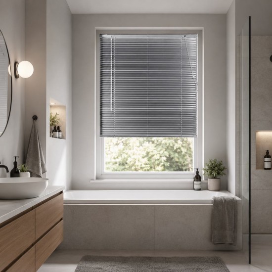 Στόρι Μεταλλικό Αλουμινίου Grey MRShome (120x140cm) 1Τεμ
