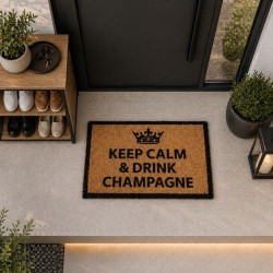 Χαλάκι Εισόδου Keep Calm & Drink Champagne MRShome (40x60) 1Τεμ