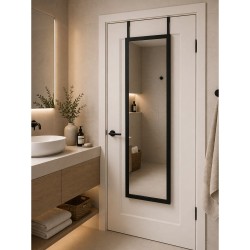 Καθρέπτης Κρεμαστός MDF Black Για Πόρτα 0036002 MRShome (337 Μήκος x 1008 Ύψος x 20 Πλάτος) 1Τεμ