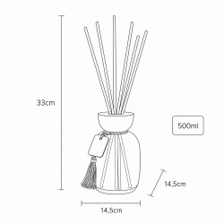Αρωματικό Χώρου Με Sticks Bergamot & Oud 500ml MRShome 1Τεμ