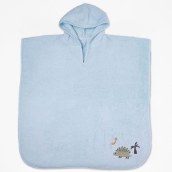 Πόντσο Παιδικό Με Κέντημα Fluffy Mint Cotton Sunshine 1Τεμ