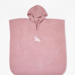 Πόντσο Παιδικό Με Κέντημα Fluffy Powder Cotton Sunshine 1Τεμ
