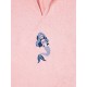 Πόντσο Παιδικό Με Κέντημα Fluffy Pink Cotton Sunshine 1Τεμ