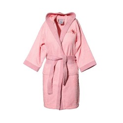 Μπουρνούζι Παιδικό Με Κουκούλα Pink Cotton Sunshine 1Τεμ