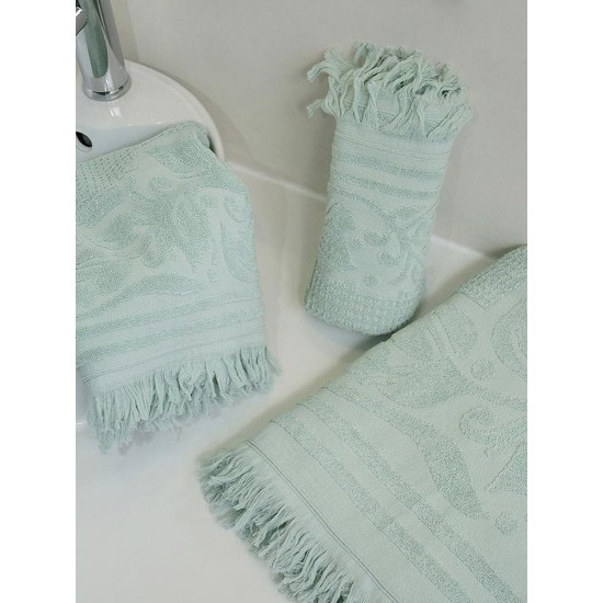 Πετσέτα Μπάνιου Κρόσι 2 Light Aqua Cotton Sunshine (80x150) 1Τεμ