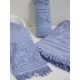 Πετσέτα Προσώπου Κρόσι 7 Blue Cotton Sunshine (50x90) 1Τεμ