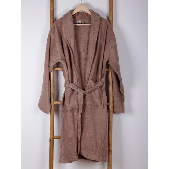 Μπουρνούζι Με Γιακά Sato Mocha Cotton Sunshine 1Τεμ