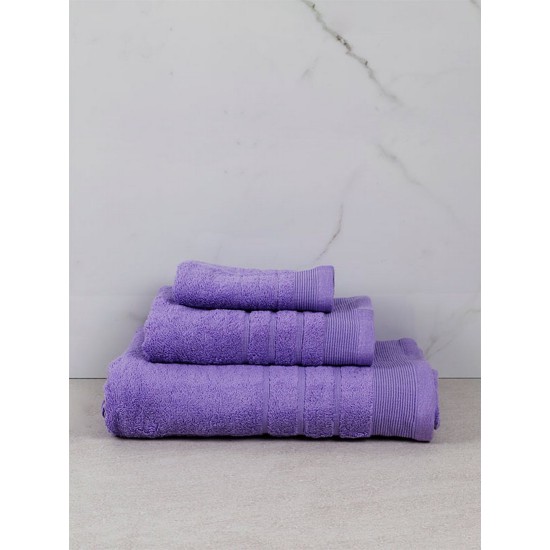 Πετσέτες Σετ Χίμπουρι 3 Levander Cotton Sunshine 3Τεμ