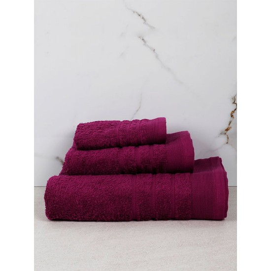 Πετσέτα Χεριών Χίμπουρι 5 Mauve Cotton Sunshine (40x60) 1Τεμ