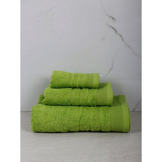 Πετσέτα Προσώπου Χίμπουρι 14 Green Cotton Sunshine (50x90) 1Τεμ Πετσέτα Προσώπου Χίμπουρι 14 Green Cotton Sunshine (50x90) 1Τεμ
