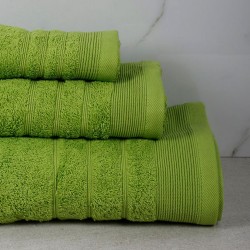 Πετσέτα Προσώπου Χίμπουρι 14 Green Cotton Sunshine (50x90) 1Τεμ