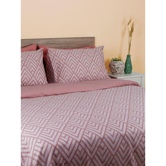 Παπλωματοθήκη Μονή Feelings 2036 Pink Cotton Sunshine (170x250) 1Τεμ