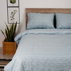 Παπλωματοθήκη Υπέρδιπλη Feelings 920 Aqua Cotton Sunshine (230x250) 1Τεμ