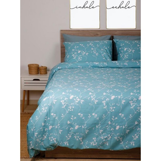 Παπλωματοθήκη Μονή Feelings 924 Aqua Cotton Sunshine (170x250) 1Τεμ