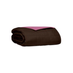 Κουβερλί Μονό Percale Solid Brown-Pink Cotton Sunshine (160x220) 1Τεμ Κουβερλί Μονό Percale Solid Brown-Pink Cotton Sunshine (160x220) 1Τεμ