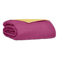 Κουβερλί Υπέρδιπλο Percale Solid Pink Cotton Sunshine (220x240) 1Τεμ Κουβερλί Υπέρδιπλο Percale Solid Pink Cotton Sunshine (220x240) 1Τεμ