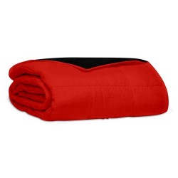 Κουβερλί Μονό Percale Solid Red Cotton Sunshine (160x220) 1Τεμ
