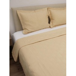 Κουβερλί Υπέρδιπλο Σετ Percale Cream Με Κέντημα Cotton Sunshine (220x240) 3Τεμ Κουβερλί Υπέρδιπλο Σετ Percale Cream Με Κέντημα Cotton Sunshine (220x240) 3Τεμ