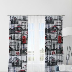 Κουρτίνα Με Τρέσα Loneta London Sunshine (150x280) 1Τεμ